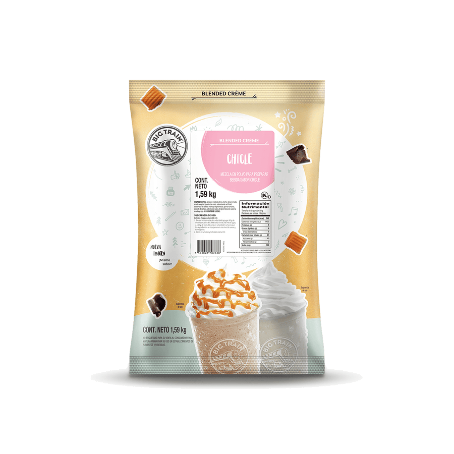 Big Train Base Chicle Bubble Gum 1.59 Kg para cafeterías | Kitchen Experts KEX