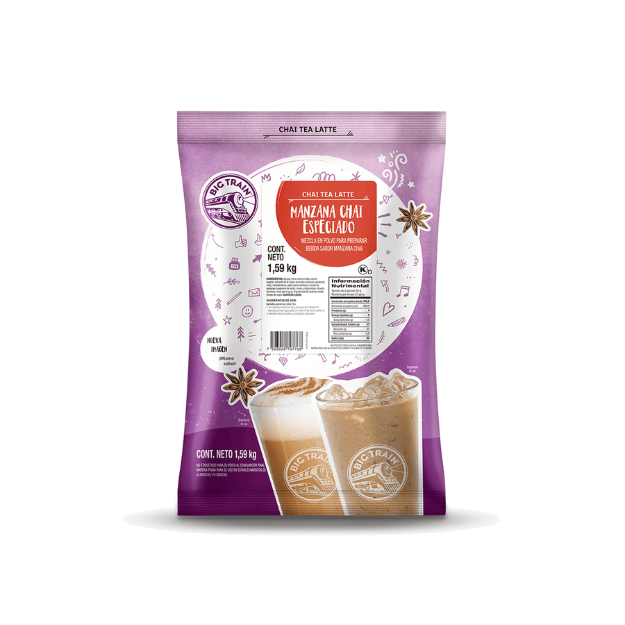 Big Train Base Manzana Chai Especiado 1590 Gramos para cafeterías | Kitchen Experts KEX