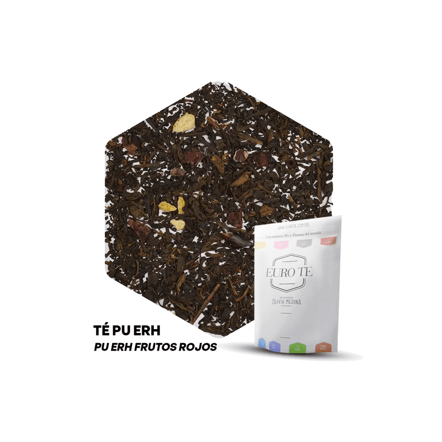 Euro Té Rojo Pu Erh Frutos Rojos 250 Gramos para cafeterías | Kitchen Experts KEX