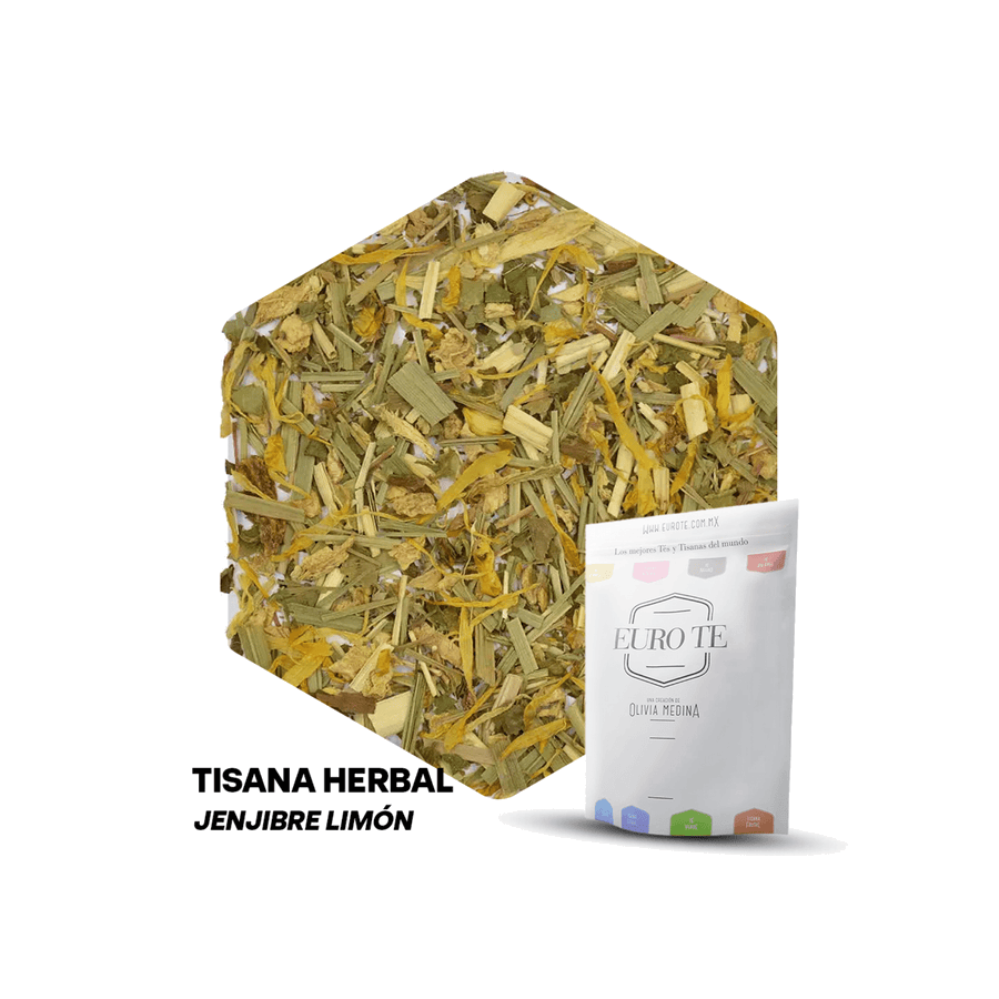 Euro Té Tisana Herbal Jengibre Limon 250 Gramos para cafeterías | Kitchen Experts KEX